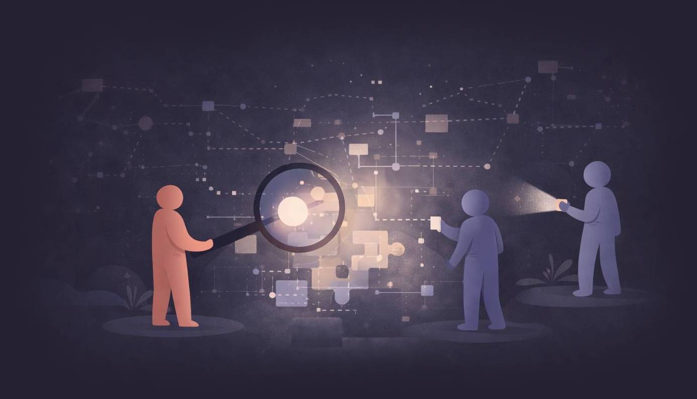 People exploring beneath the surface